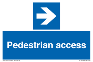 Pedestrian access